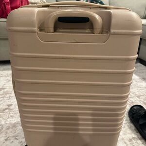 BEIS Sand-Toned Travel Suitcase